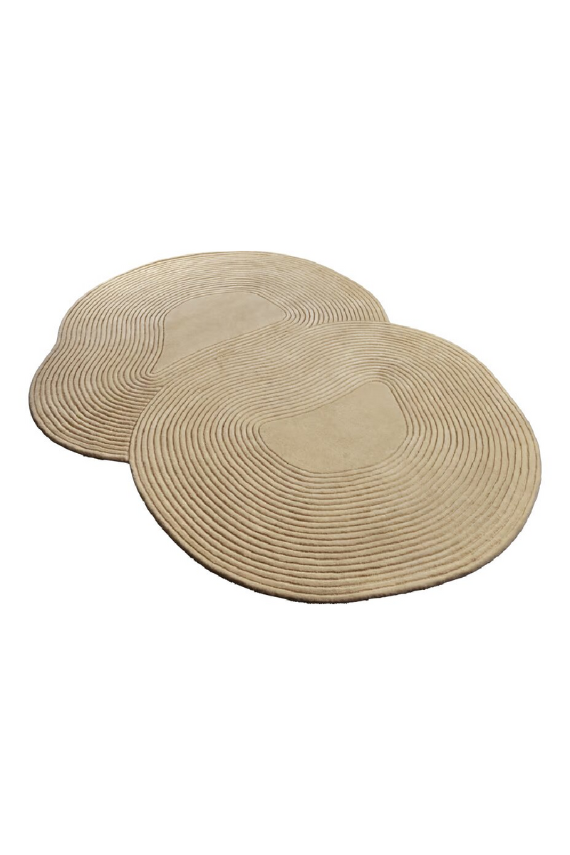 Organic-Shaped Wool Rug | Bolia Zen | Oroatrade.com