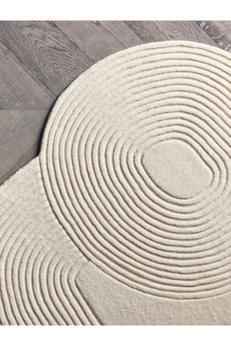 Rounded Wool Rug | Bolia Zen | Oroatrade.com