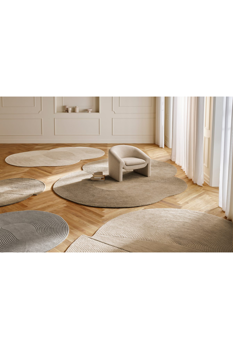 Rounded Wool Rug | Bolia Zen | Oroatrade.com