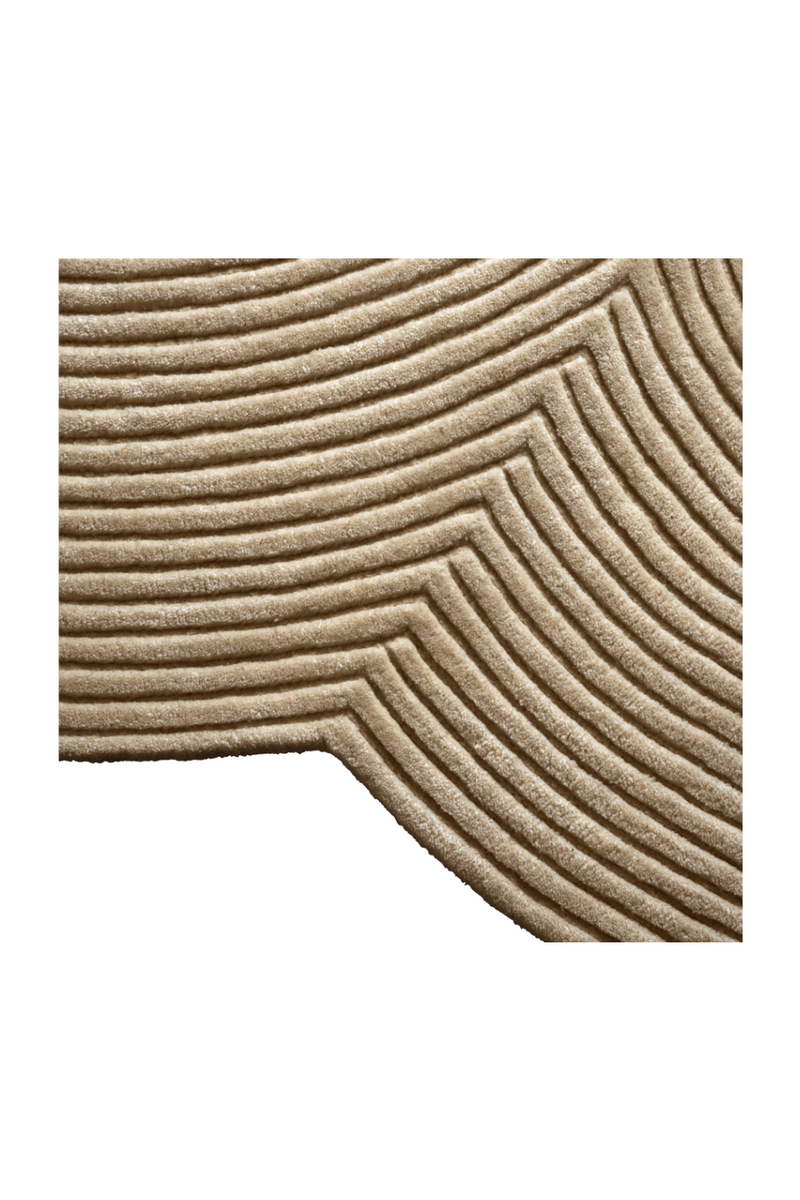 Rounded Wool Rug | Bolia Zen | Oroatrade.com