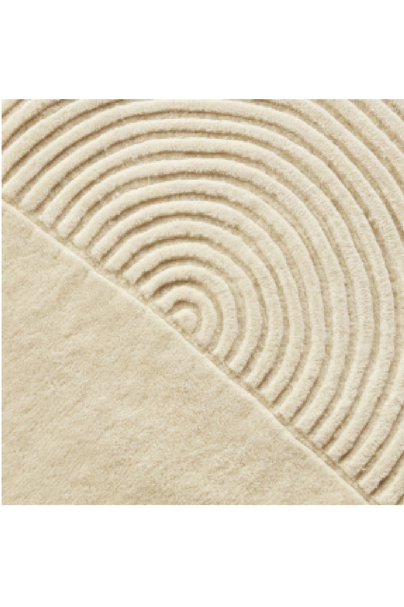 Circular Patterned Wool Rug | Bolia Zen | Oroatrade.com