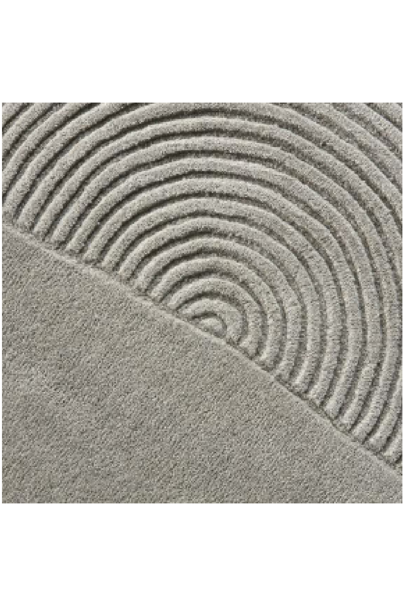 Circular Patterned Wool Rug | Bolia Zen | Oroatrade.com