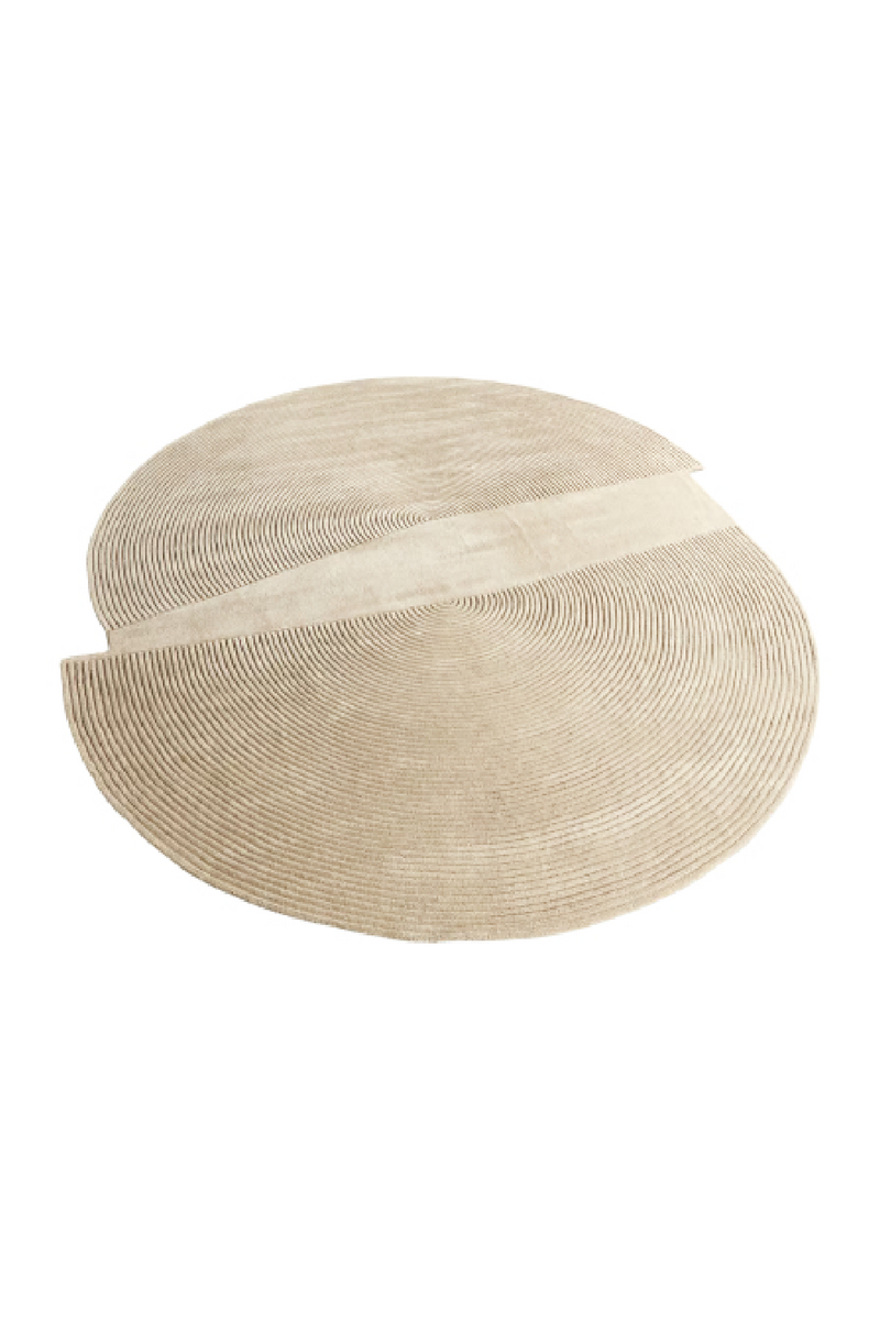 Circular Patterned Wool Rug | Bolia Zen | Oroatrade.com