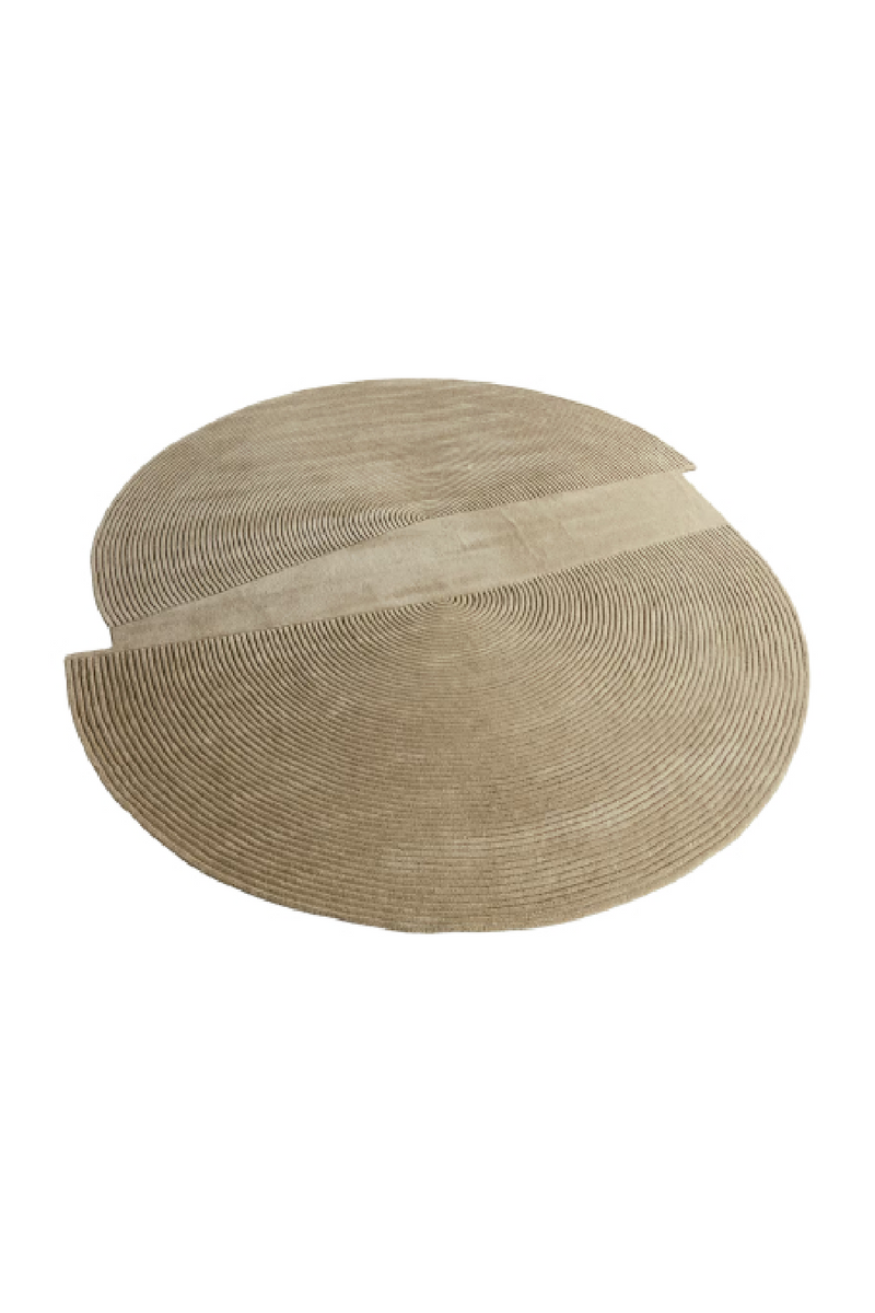 Circular Patterned Wool Rug | Bolia Zen | Oroatrade.com