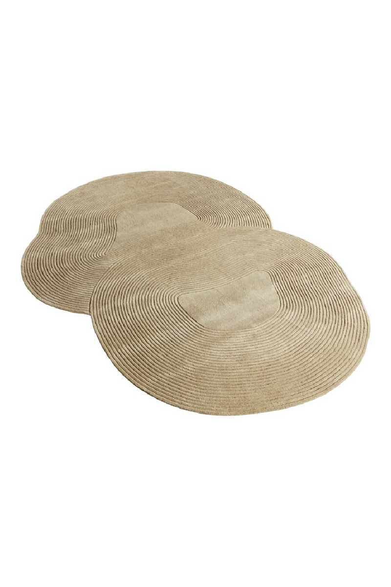 Organic-Shaped Wool Rug | Bolia Zen | Oroatrade.com