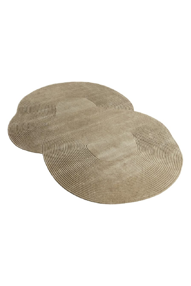 Organic-Shaped Wool Rug | Bolia Zen | Oroatrade.com