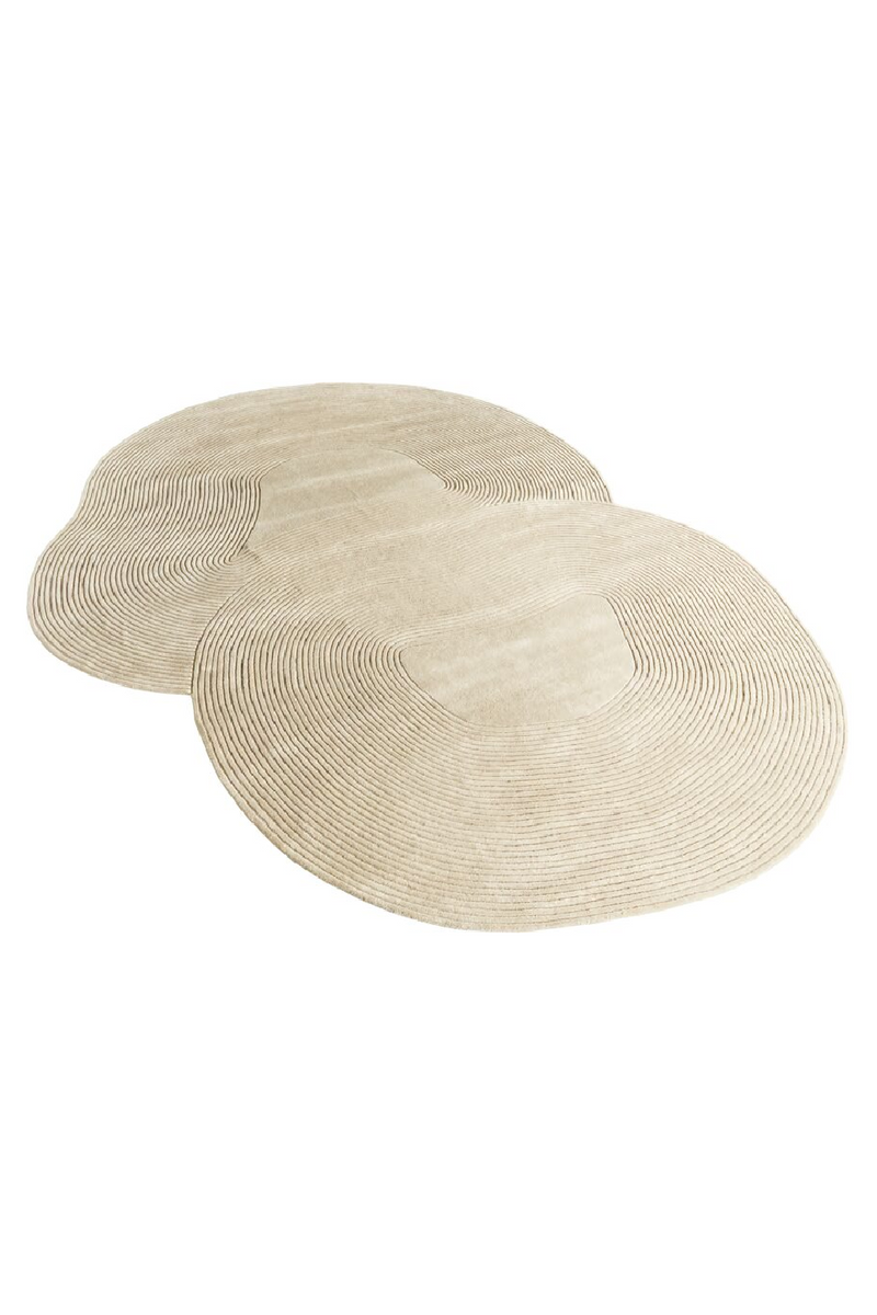 Organic-Shaped Wool Rug | Bolia Zen | Oroatrade.com