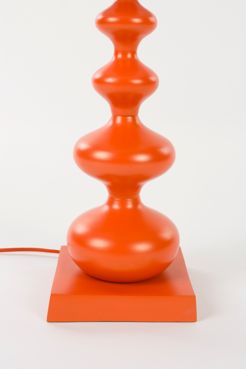 Orange Iron Table Lamp | Bold Monkey Orange is King | Oroatrade.com
