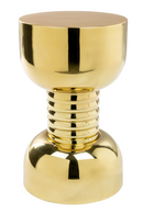 Metallic Accent Side Table | Bold Monkey Gonna Make You Sweat | Oroatrade.com