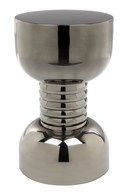 Metallic Accent Side Table | Bold Monkey Gonna Make You Sweat | Oroatrade.com