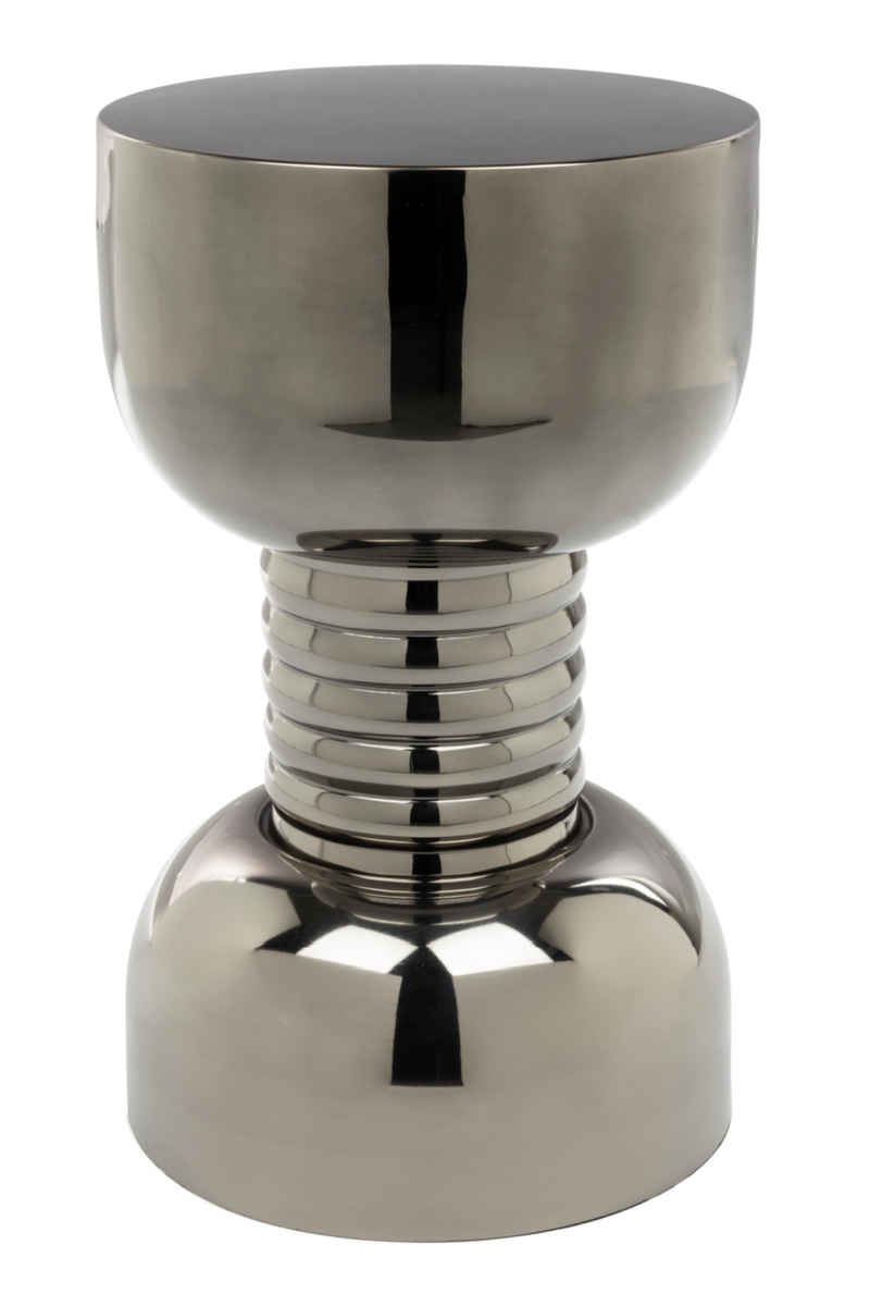 Metallic Accent Side Table | Bold Monkey Gonna Make You Sweat | Oroatrade.com