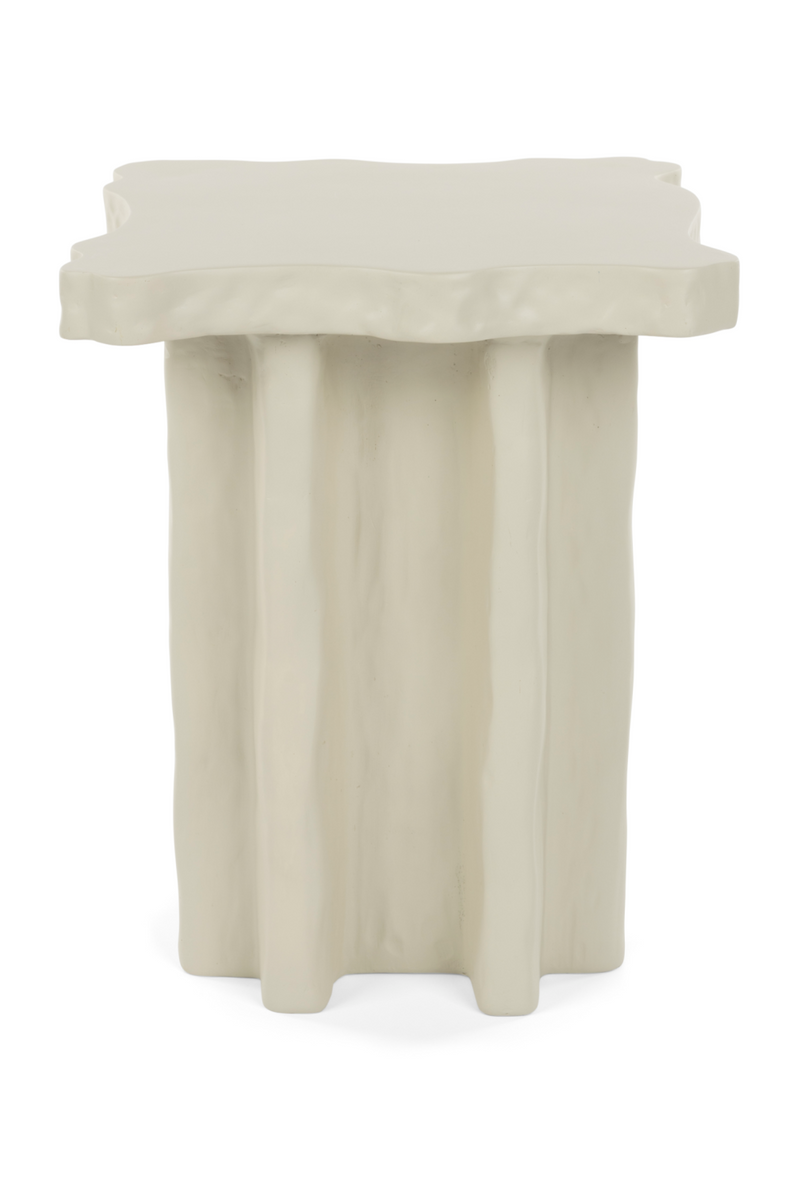Beige Organic Side Table | Bold Monkey Born To Be Alive | Oroatrade.com