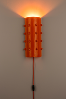 Orange Aluminum Wall Lamp | Bold Monkey Pinch Me | Oroatrade.com