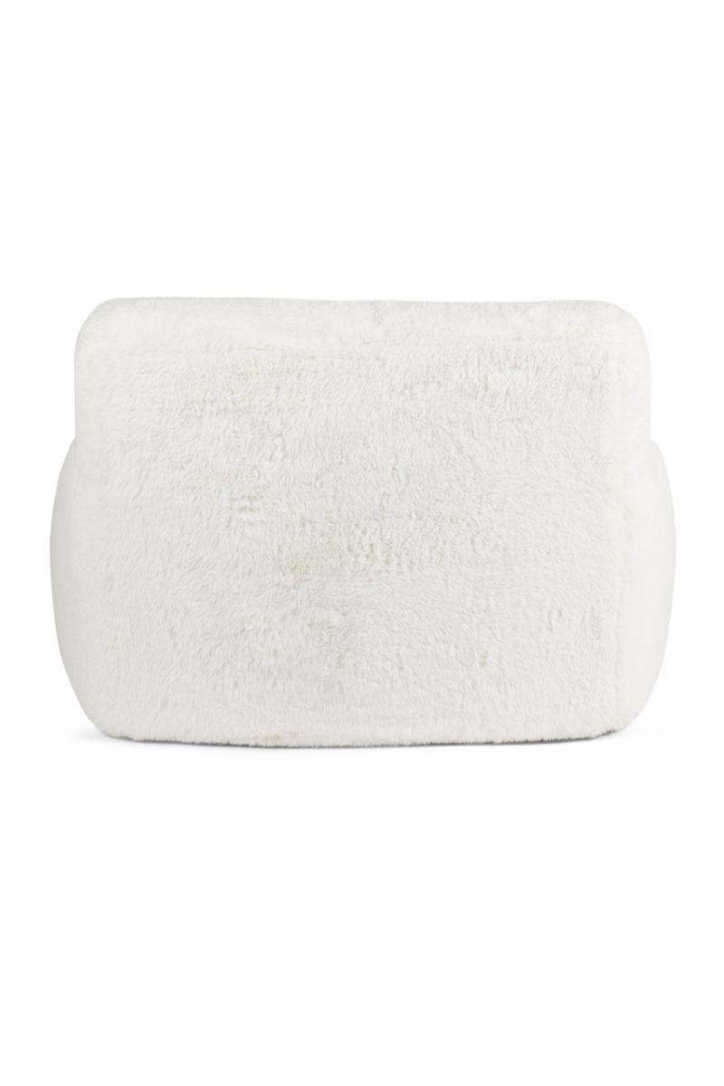 White Chunky Lounge Chair | Bold Monkey Cuddle the Yeti | Oroatrade.com