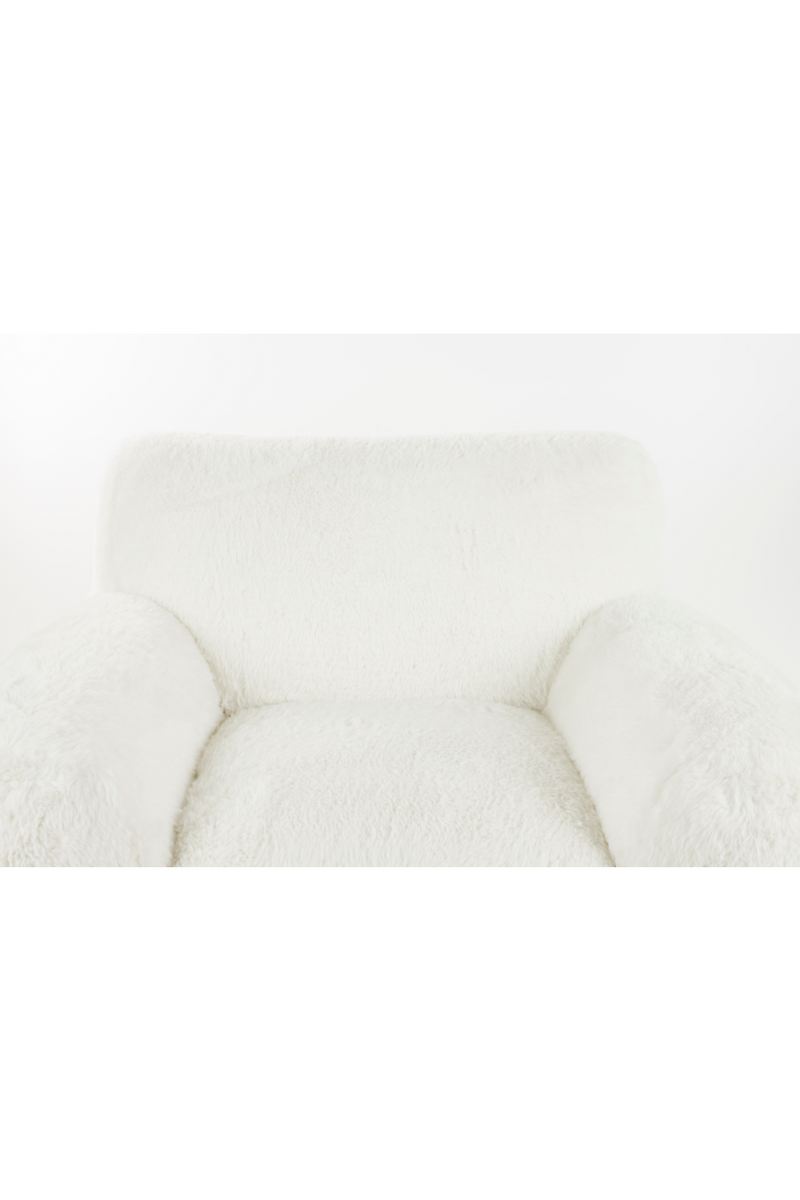 White Chunky Lounge Chair | Bold Monkey Cuddle the Yeti | Oroatrade.com
