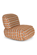 Hospitality furniture - Printed Fabric Lounge Chair - www.oroatrade.com