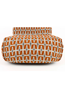 Hospitality furniture - Printed Fabric Lounge Chair - www.oroatrade.com