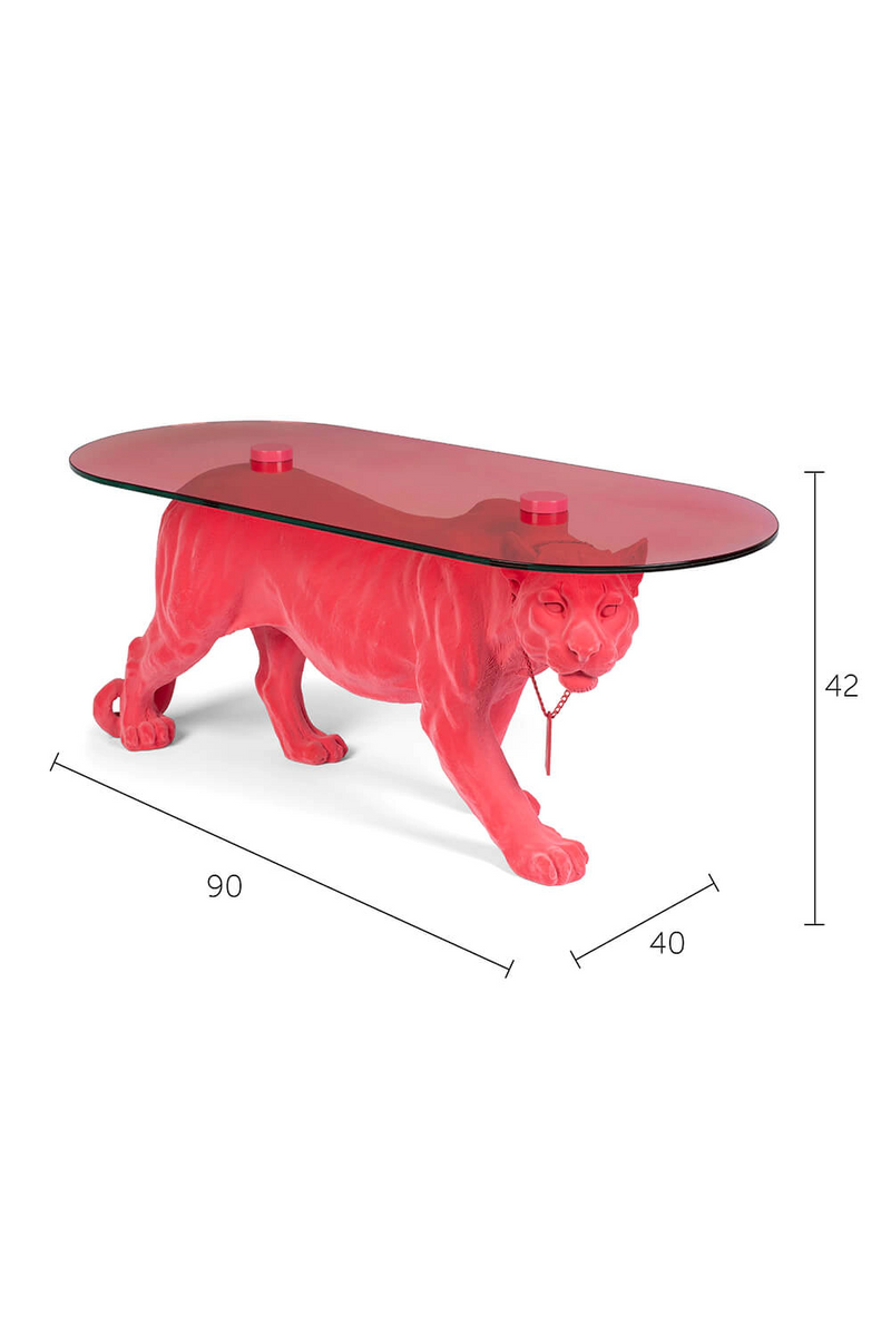 Panther Sculpture Coffee Table | Bold Monkey Dope As Hell | Oroatrade.com