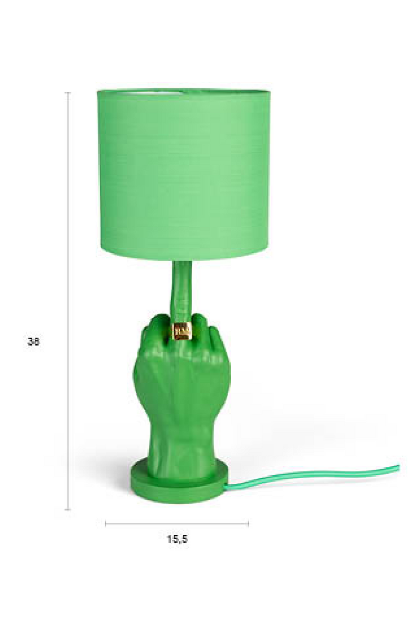 Green Statement Table Lamp | Bold Monkey "What If" | Oroatrade.com