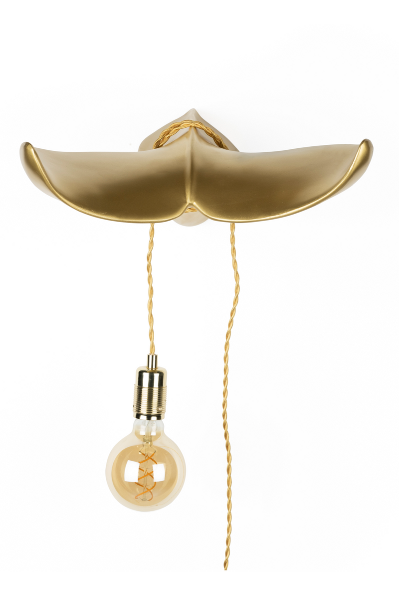 Gold Accent Wall Lamp | Bold Monkey The Tail Will Follow | Oroatrade.com