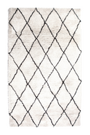 Natural & Black Diamond Rug | By-Boo Rox | Oroatrade.com