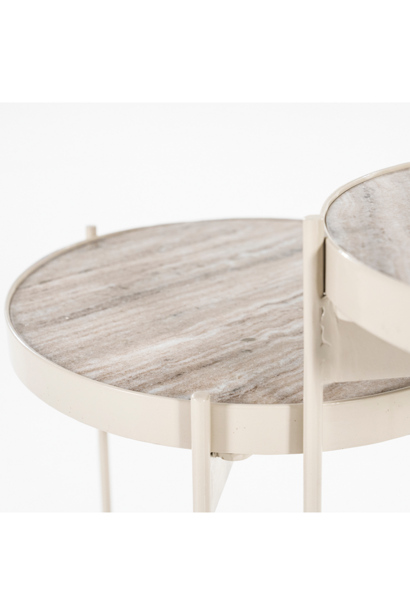 White Modern Side Table Set (2) | By-Boo Sib | Oroatrade.com