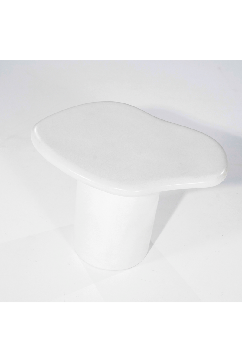 White Organic Side Table | By-Boo Seki | Oroatrade.com