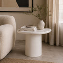 White Organic Side Table | By-Boo Seki