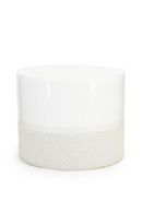 White Ceramic Side Table | By-Boo Tone | Oroatrade.com