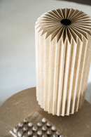 Fluted Linen Table Lamp | By-Boo Zuki | Oroatrade.com