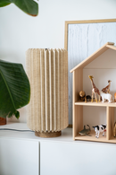 Fluted Linen Table Lamp | By-Boo Zuki | Oroatrade.com