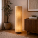 Fluted Linen Floor Lamp | By-Boo Zuki