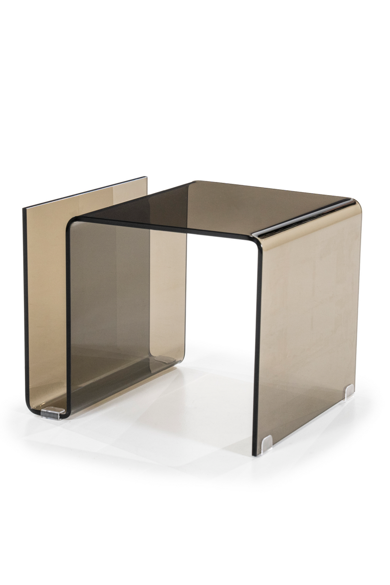 Glass Modern Side Table | By-Boo Shadow | Oroatrade.com