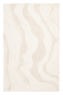 White Swirl Wool Carpet | By-Boo Soil | Oroatrade.com