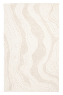 White Swirl Wool Carpet | By-Boo Soil | Oroatrade.com