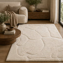 White Wool Blend Rug | By-Boo Kala