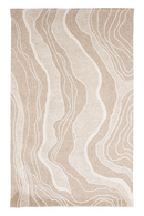 Beige Swirl Wool Rug | By-Boo Soil | Oroatrade.com