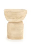 Organic-Shaped Wooden Side Table | By-Boo Cobble | Oroatrade.com