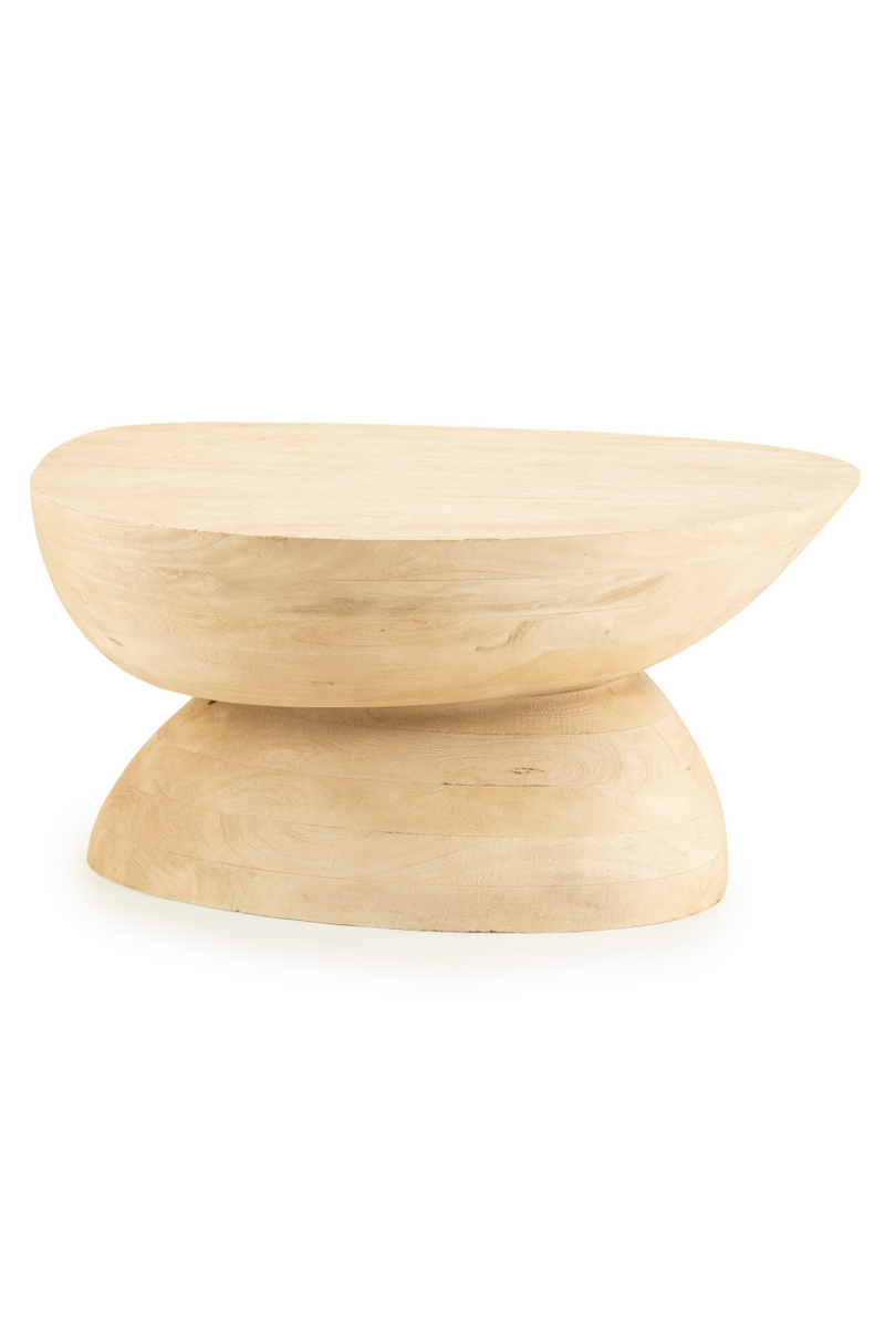 Wooden Organic Coffee Table | By-Boo Cobble | Oroatrade.com
