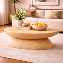 Wooden Organic Coffee Table | By-Boo Cobble