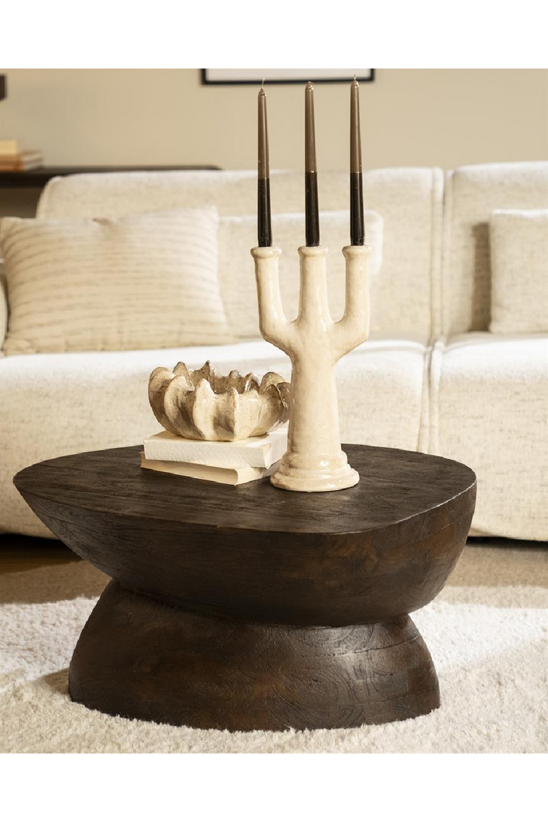 Wooden Organic Coffee Table | By-Boo Cobble | Oroatrade.com
