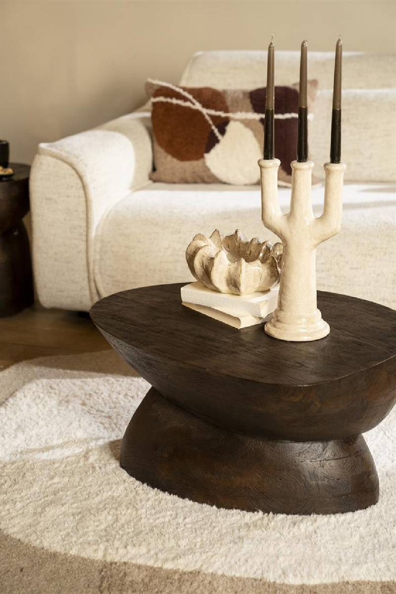 Wooden Organic Coffee Table | By-Boo Cobble | Oroatrade.com