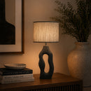 Black Organic-Shaped Base Table Lamp | By-Boo Shiboo
