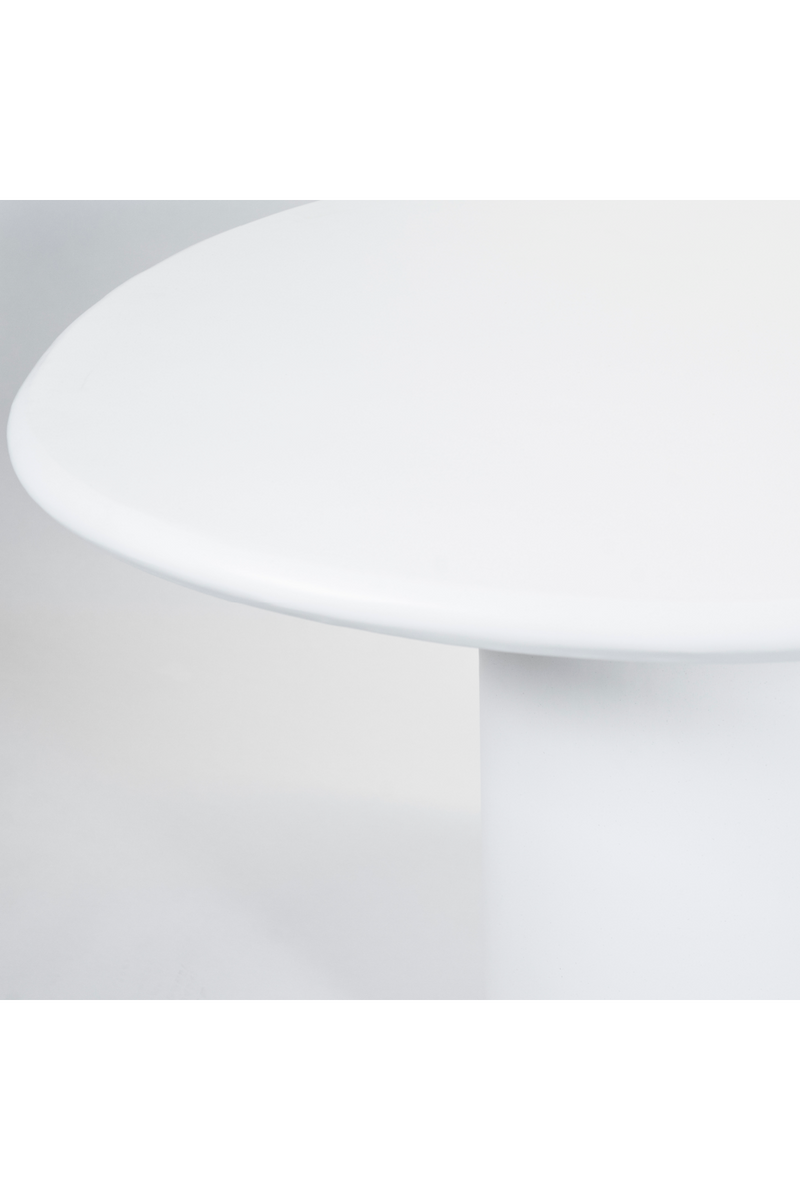 White Glass Organic Dining Table | By-Boo Seki | Oroatrade.com