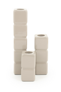 Coated Aluminium Candle Holders (2) | By-Boo Cube | Oroatrade.com