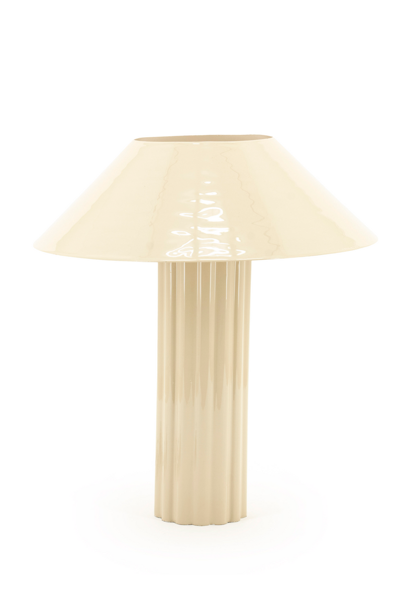 Glazed Iron Table Lamp | By-Boo Pallas | Oroatrade.com