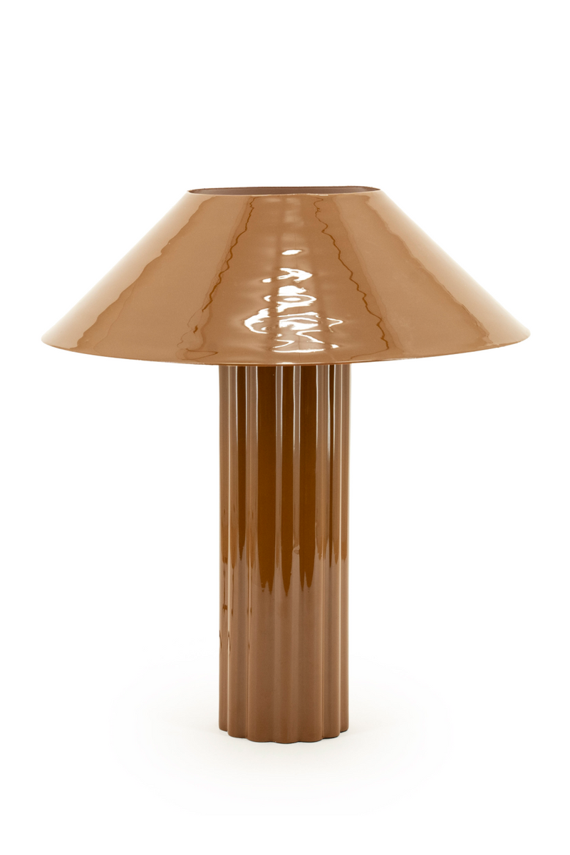 Glazed Iron Table Lamp | By-Boo Pallas | Oroatrade.com