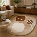 Handmade Wool Abstract Rug | By-Boo Organi