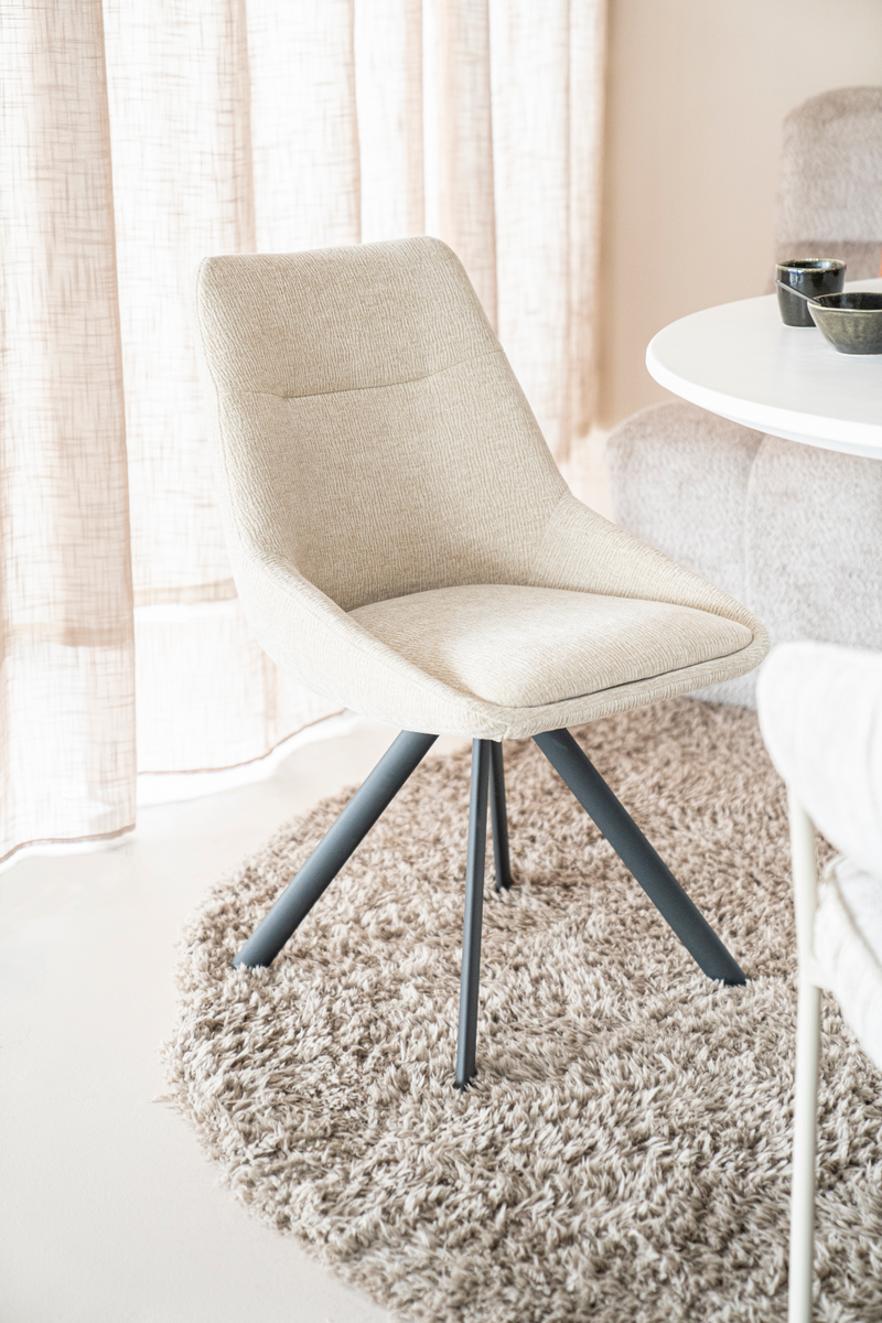 Upholstered Quadrapod Dining Chair (2) | By-Boo Bliss | Oroatrade.com