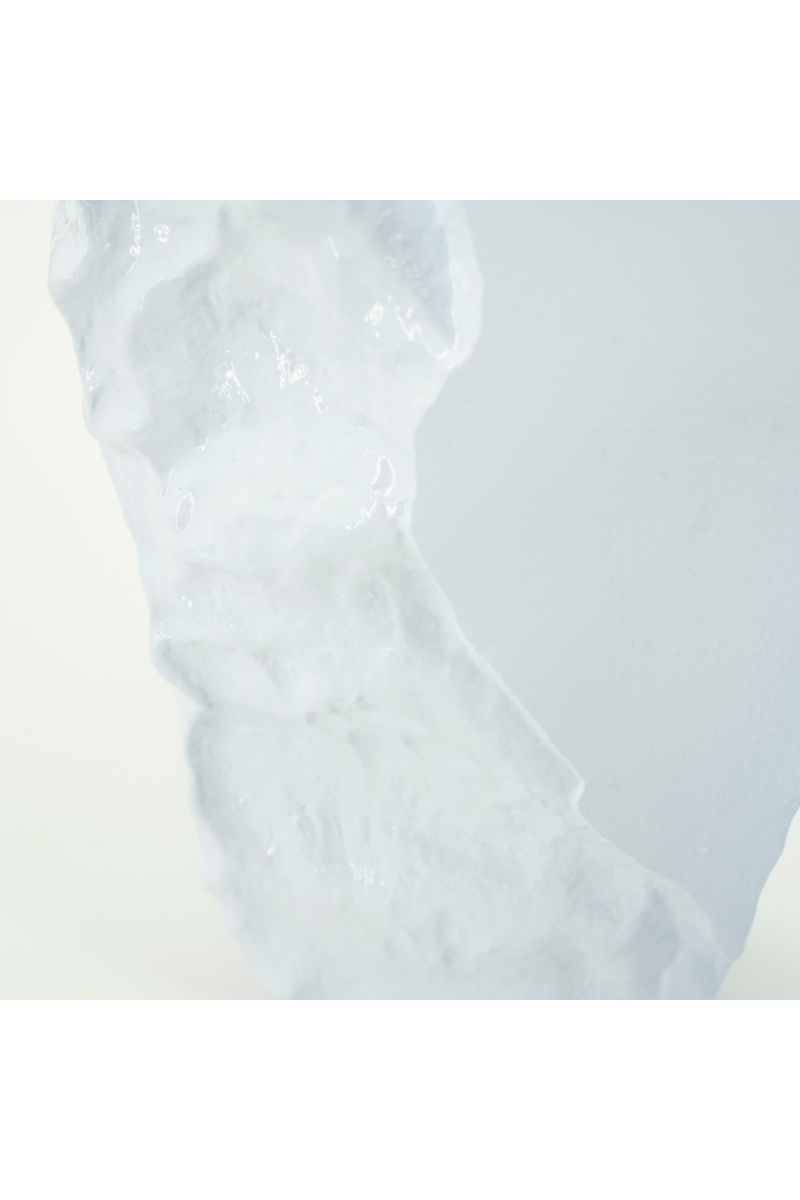 White Aluminum Vase L | By-Boo Pedra | Oroatrade.com